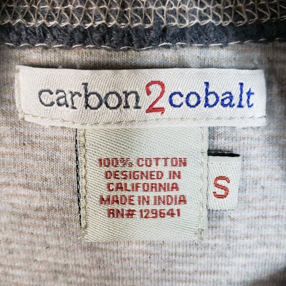 Carbon 2 Cobalt Sweater Men`s Sherpa Pullover Sweatshirt Knit Size XL #6350 - Picture 10 of 13